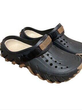 Crocs Echo Gum RO Clog Black men size 8 Women's 10 Black